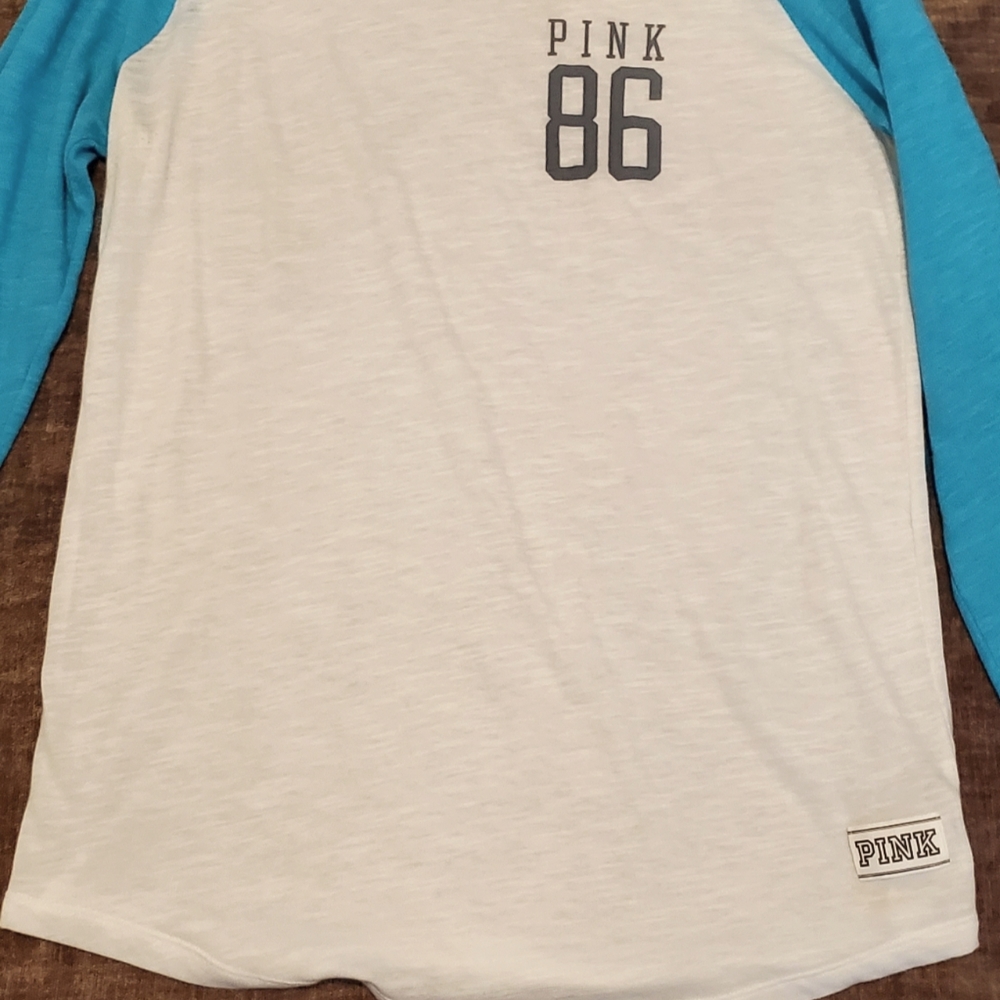 VS Pink Baseball T